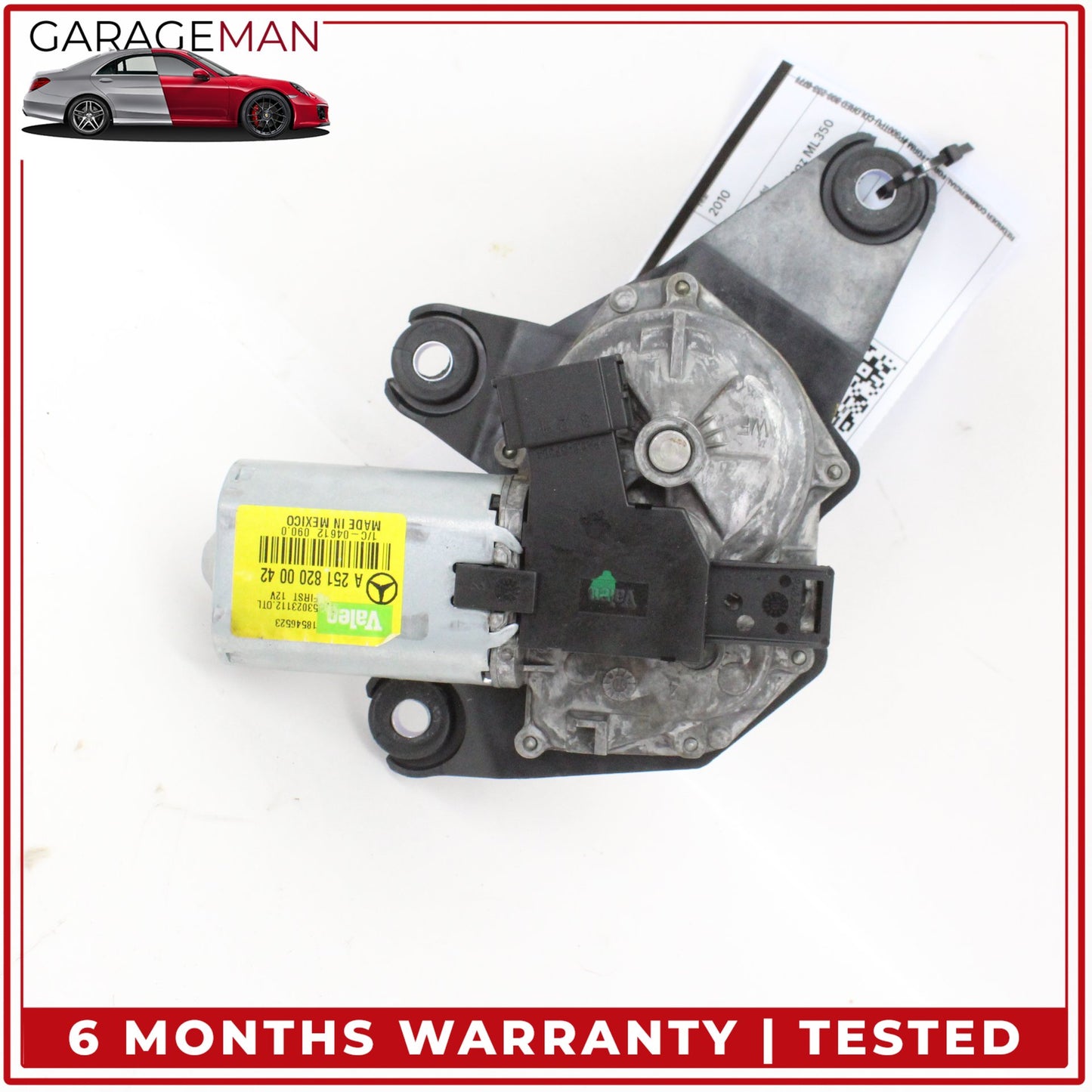 2006-2019 Mercedes W164 ML350 GL450 R350 Rear Glass Wiper Motor 2518200042 OEM