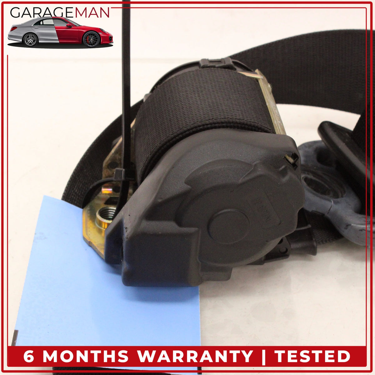 1999-2001 Porsche 911 Carrera Front Right Side Seat Belt Black 99680303403 OEM