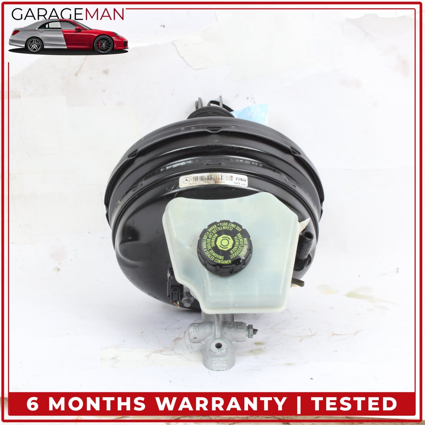 2006-2011 Mercedes W211 E350 Power Brake Booster Master Cylinder w/Reservoir OEM