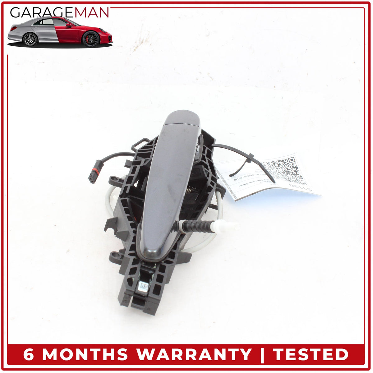 2014-2020 BMW 430i Gran Coupe Rear Right Side Exterior Door Handle Gray OEM