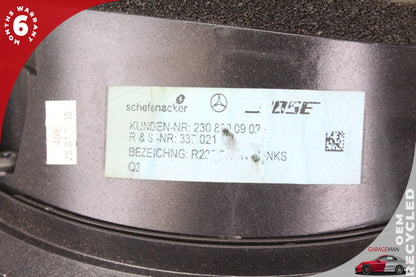 03-08 Mercedes SL500 R230 Door Audio Speaker Bose Left & Right 2308200902