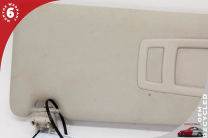 2012-2018 BMW 320i 328i 330i F30 Front Left Side Sun Visor Beige 7322293 OEM