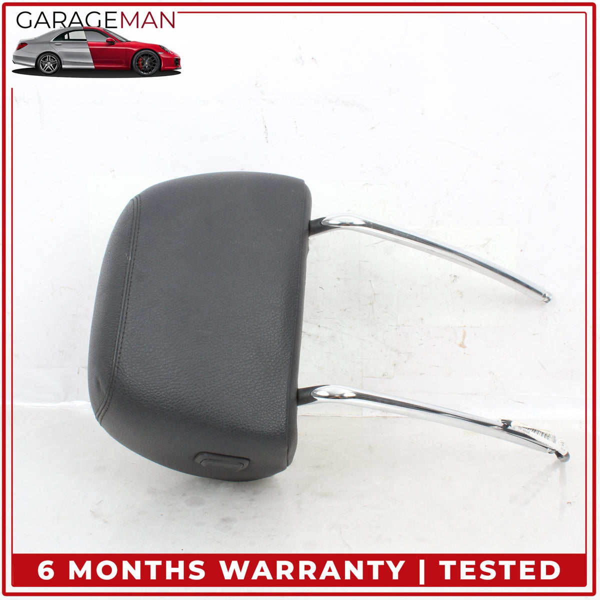 2012-2019 BMW 640i F12 Front Left and Right Side Seat Headrest Set Black OEM