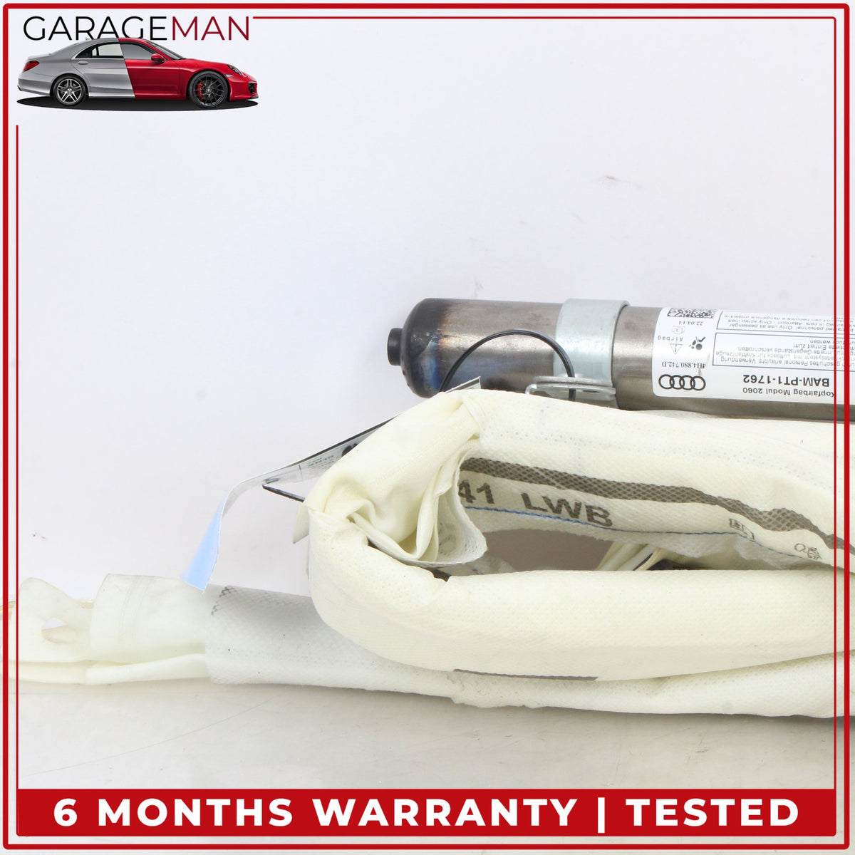 2011-2018 Audi A8 D4 Right Side Roof Curtain Air Bag 4H4880742D OEM