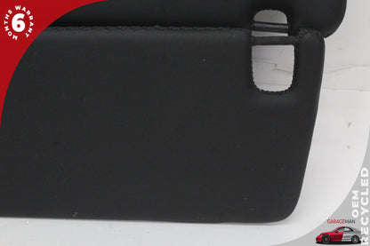 2011-2014 Porsche Cayenne 958 Front Left and Right Side Sun Visor Set Black OEM