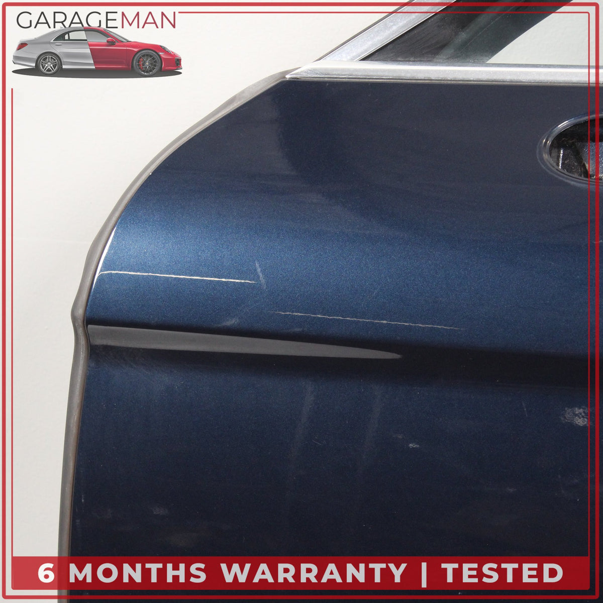 2010-2016 Porsche Panamera 970 Front Left Complete Door Assy Blue Metallic OEM