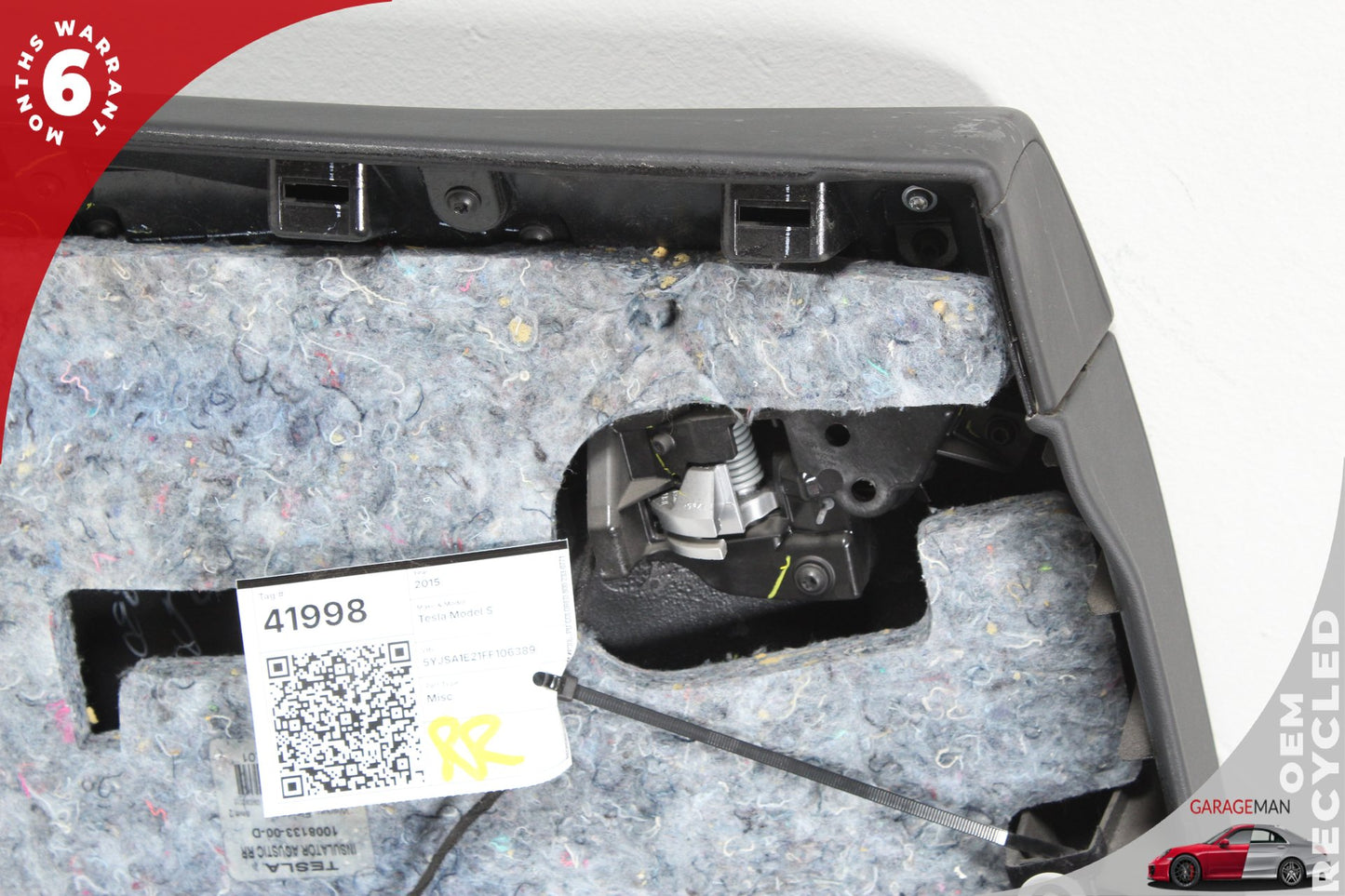 2012-2020 Tesla Model S Right Rear Side Door Interior Trim Panel 100813300C OEM