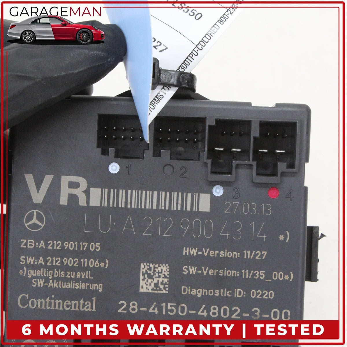 2008-2018 Mercedes-Benz CLS550 W218 Sedan Right Front Door Control Module 2129004214 OEM