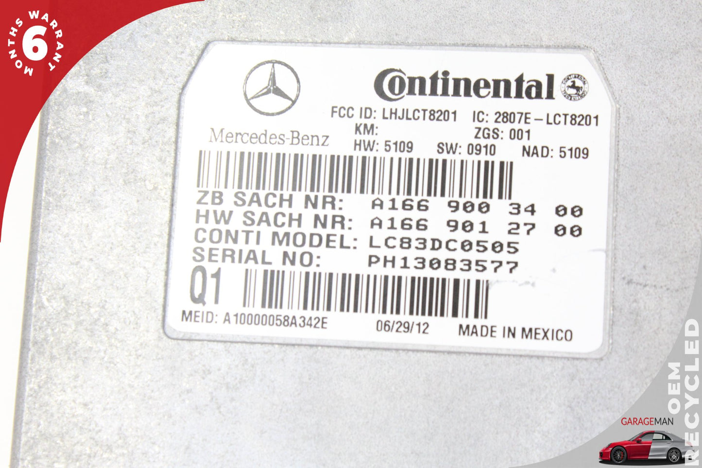2007-2014 Mercedes W221 S550 Voice Communication Control Module 2218708726 OEM