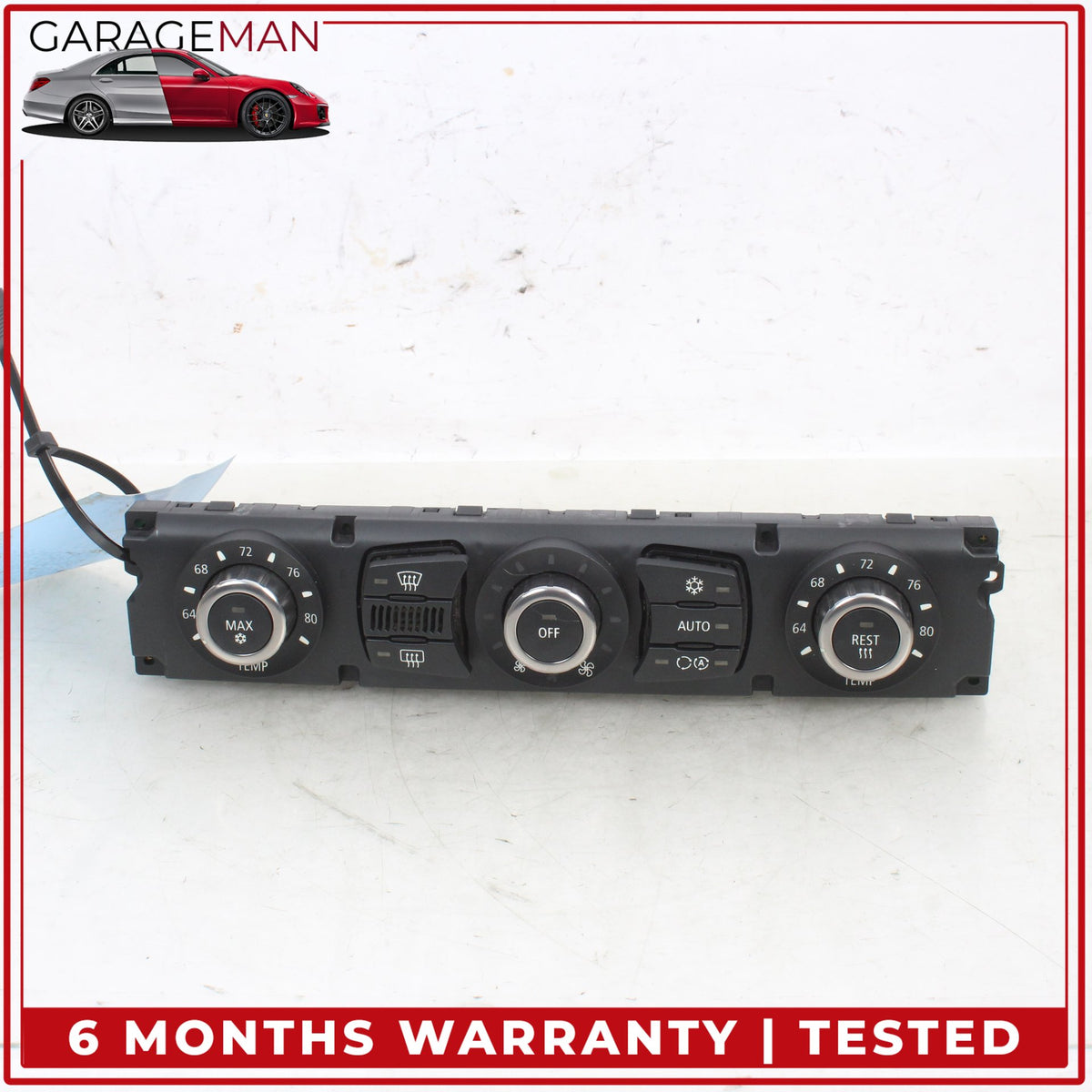 2004-2010 BMW 650i E64 A/C Heater Climate Control Switch 9122399 OEM