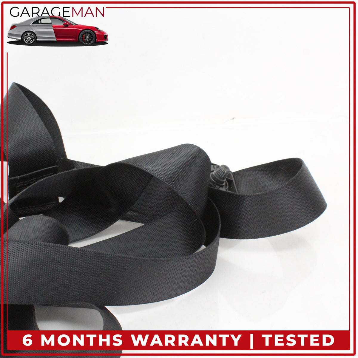 2015-2018 Mercedes W205 C300 Front Right Passenger Side Seat Belt Black OEM