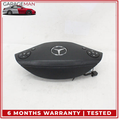 2010-2014 Mercedes W221 S400 Front Left Side Steering Wheel Airbag Black OEM