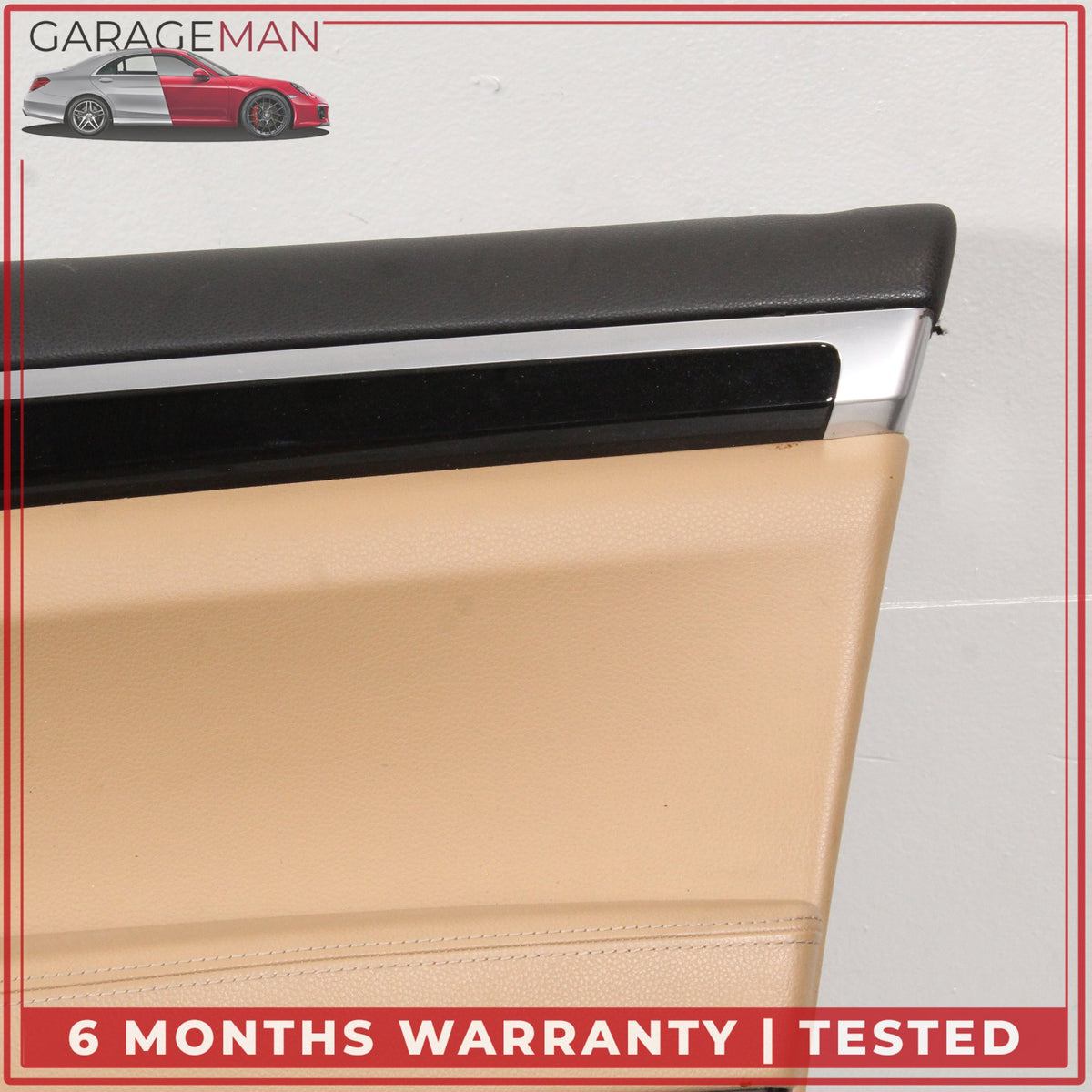 2011-2018 Porsche Cayenne 958 Front Right Side Door Trim Cover Panel Beige OEM