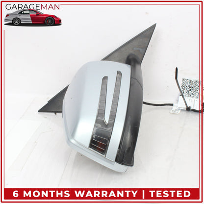 2012-2014 Mercedes W204 C250 Right Door Rear View Mirror Silver Metallic OEM