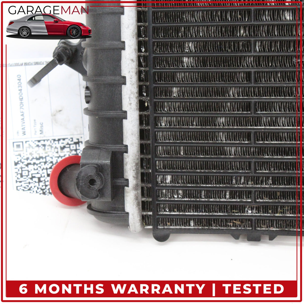 2017-2024 Audi Q7 Left Driver Side Auxiliary Secondary Radiator 4M0121212D OEM