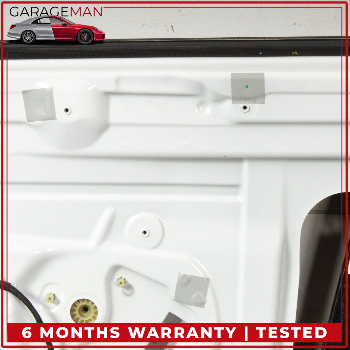 2007-2015 Audi Q7 Front Right Side Door Shell Glacier White Metallic OEM