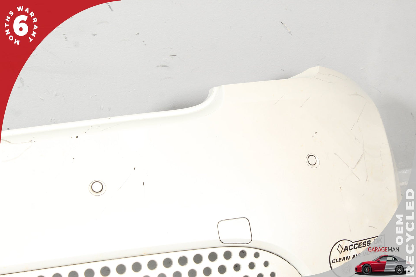 2013-2017 Fiat 500e Hatchback Rear Bumper Cover White 55110701 OEM