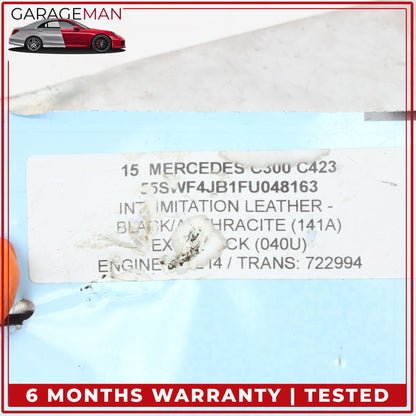 2015-2023 Mercedes W205 C300 Front Left Side Bumper Reinforcement Bracket OEM