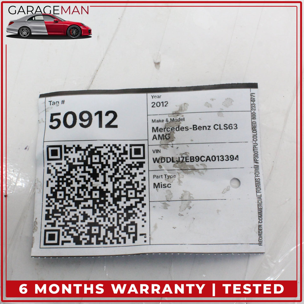 2010-2018 Mercedes W218 CLS63 AMG Rear Left and Right Air Suspension Bag Shock