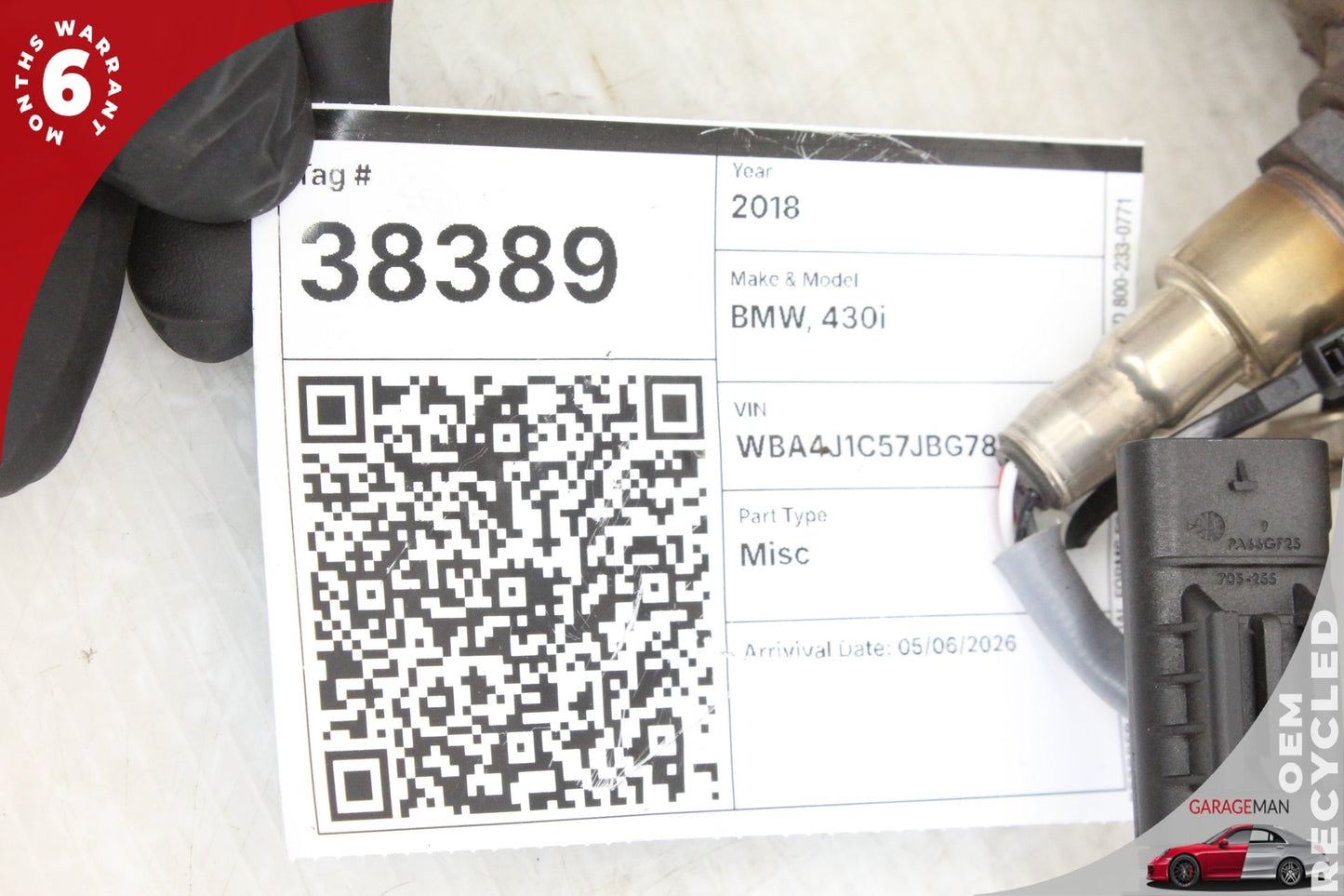 2017-2021 BMW 430i F36 2.0L B46 Exhaust Manifold Downpipe Converter 8638227