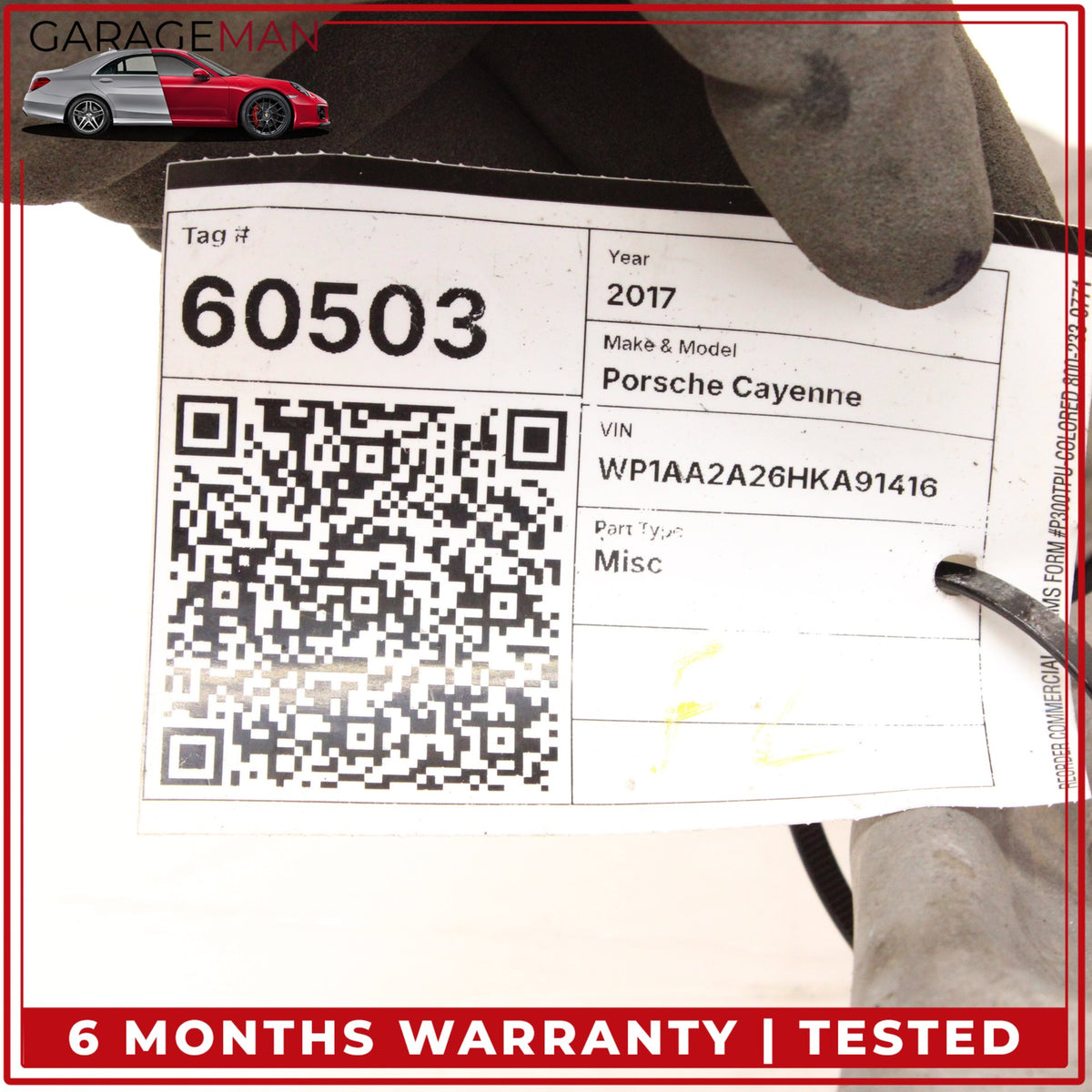2011-2018 Porsche Cayenne 958 Front Left Side Lower Control Arm 7P5407151A OEM