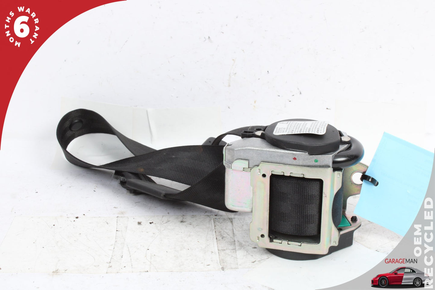 2007-2015 Audi Q7 Rear Left Driver Side 2nd Row Seat Belt Black 4L0857805H OEM