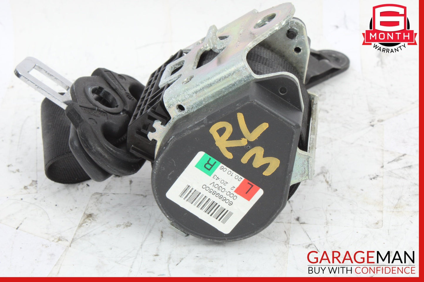 2007-2015 Audi Q7 4L Rear Left/Right 3rd Row Seat Belt 4L0857811B Genuine