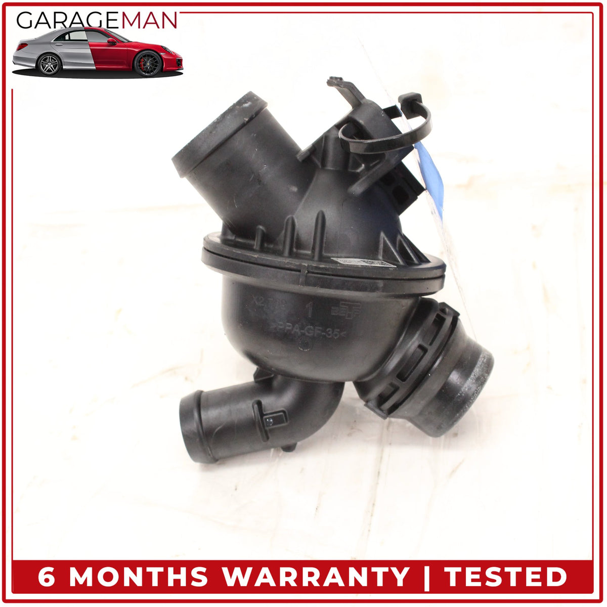 2012-2019 BMW 640i F12 Convertible Engine Coolant Thermostat Housing 6601544 OEM