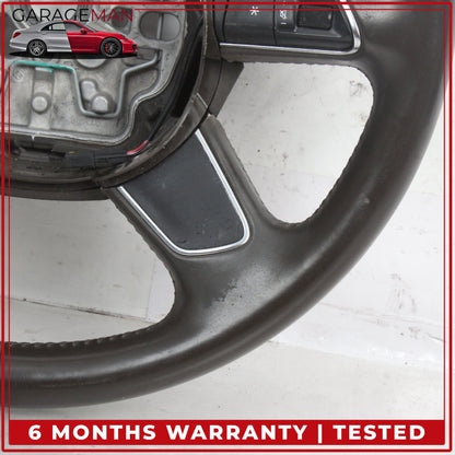 2012-2015 Audi A6 A7 Front Left Driver Side Steering Wheel Brown 4G0419091M OEM