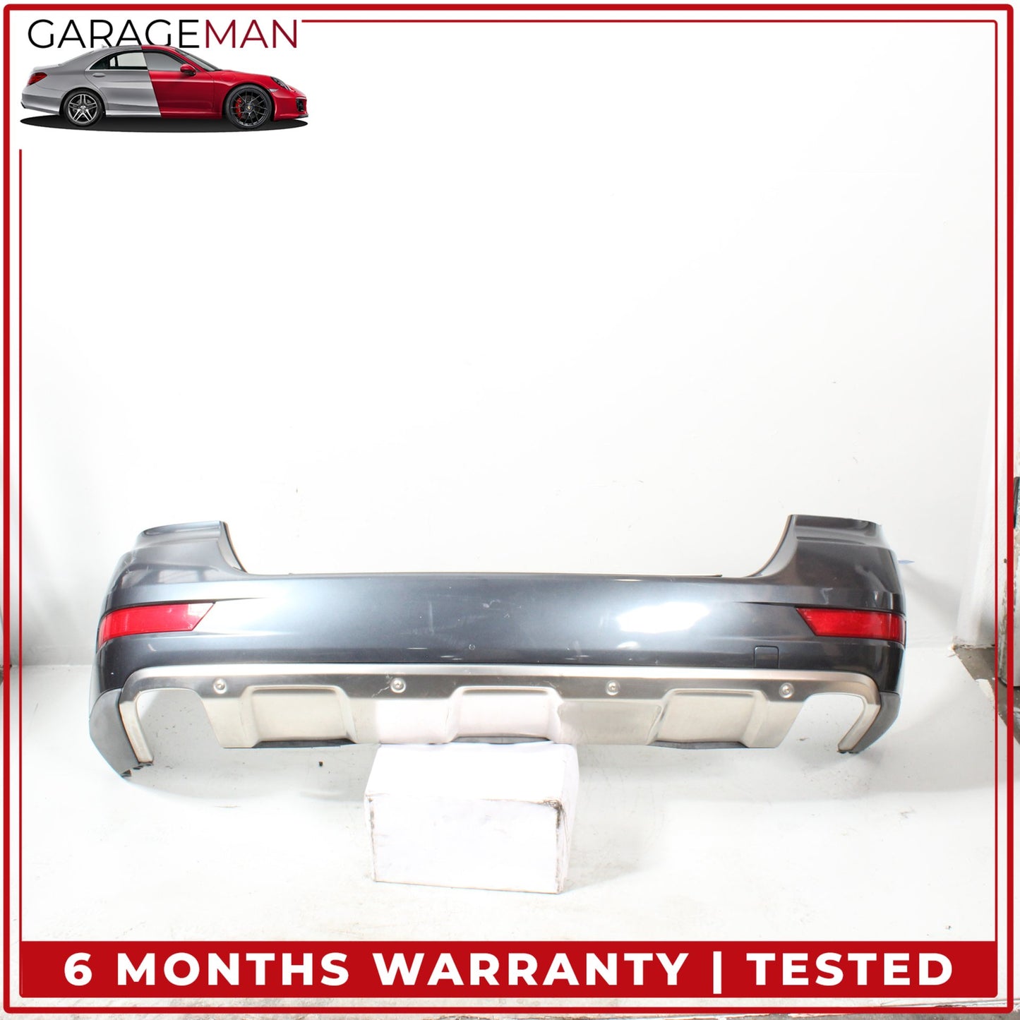 2009-2011 Mercedes W164 ML350 ML550 Base Rear Bumper Cover Assembly Gray OEM