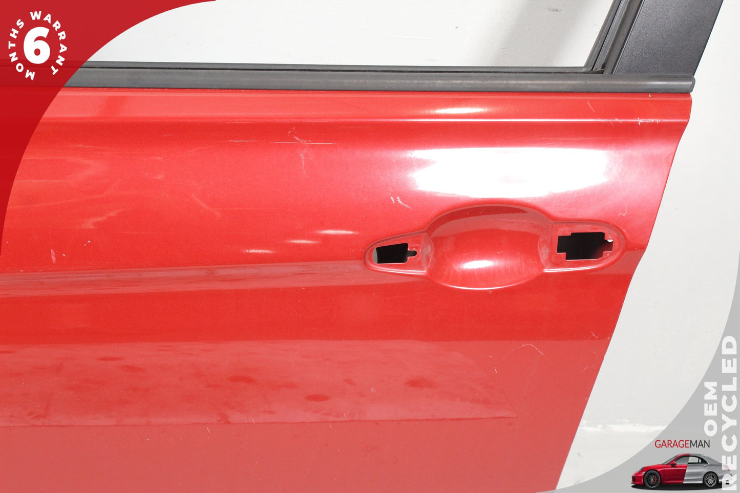 2012-2018 BMW 320i F30 Front Left Driver Side Door Shell Red 9628763 OEM