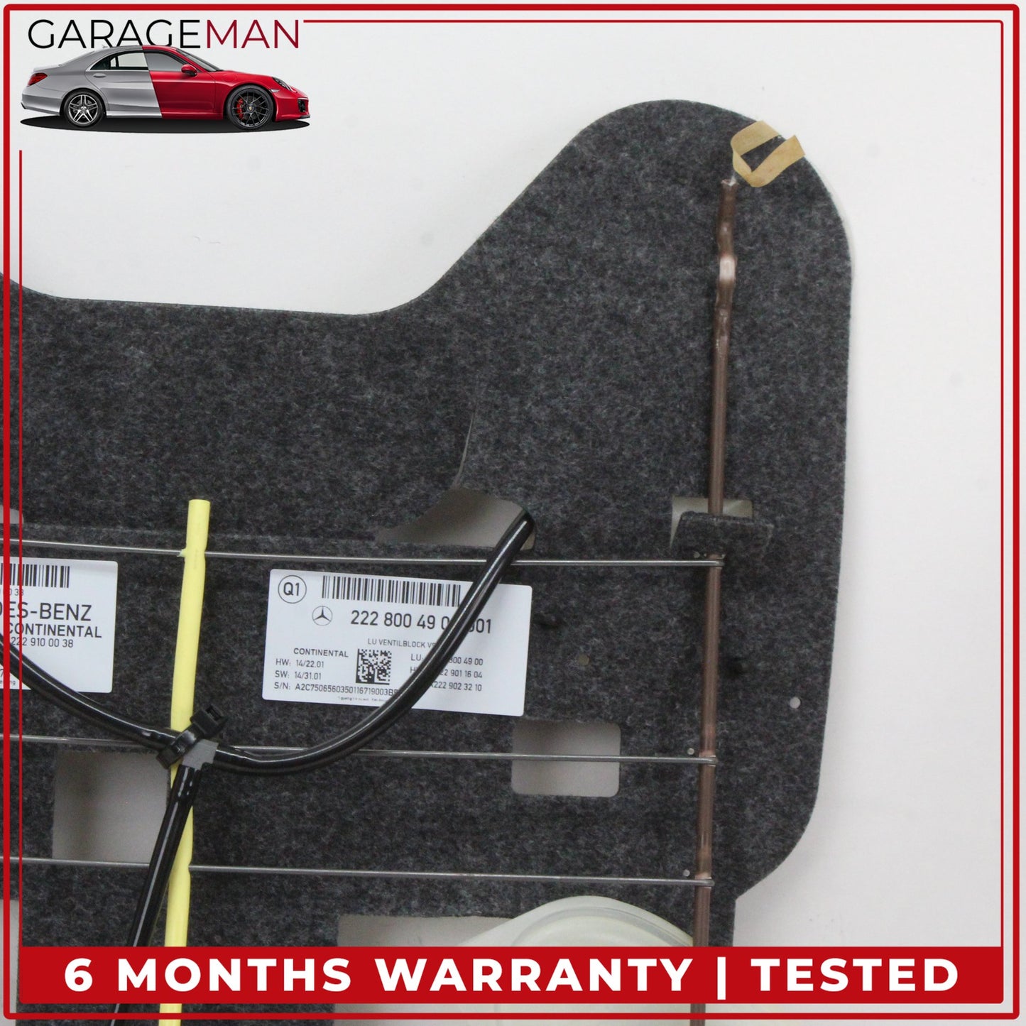 2014-2017 Mercedes W222 S550e Front Left or Right Top Seat Bladder Bolster OEM