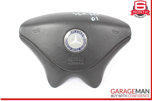 01-04 Mercedes R170 SLK230 SL500 Driver Steering Wheel Air Bag Airbag Black OEM