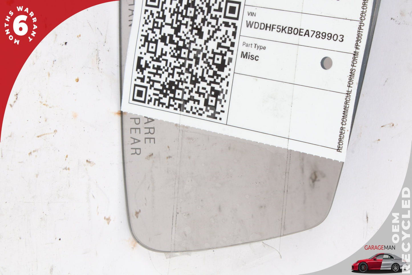 2010-2016 Mercedes W212 E350 C350 CL550 Right Door Mirror Glass 2128100621 OEM