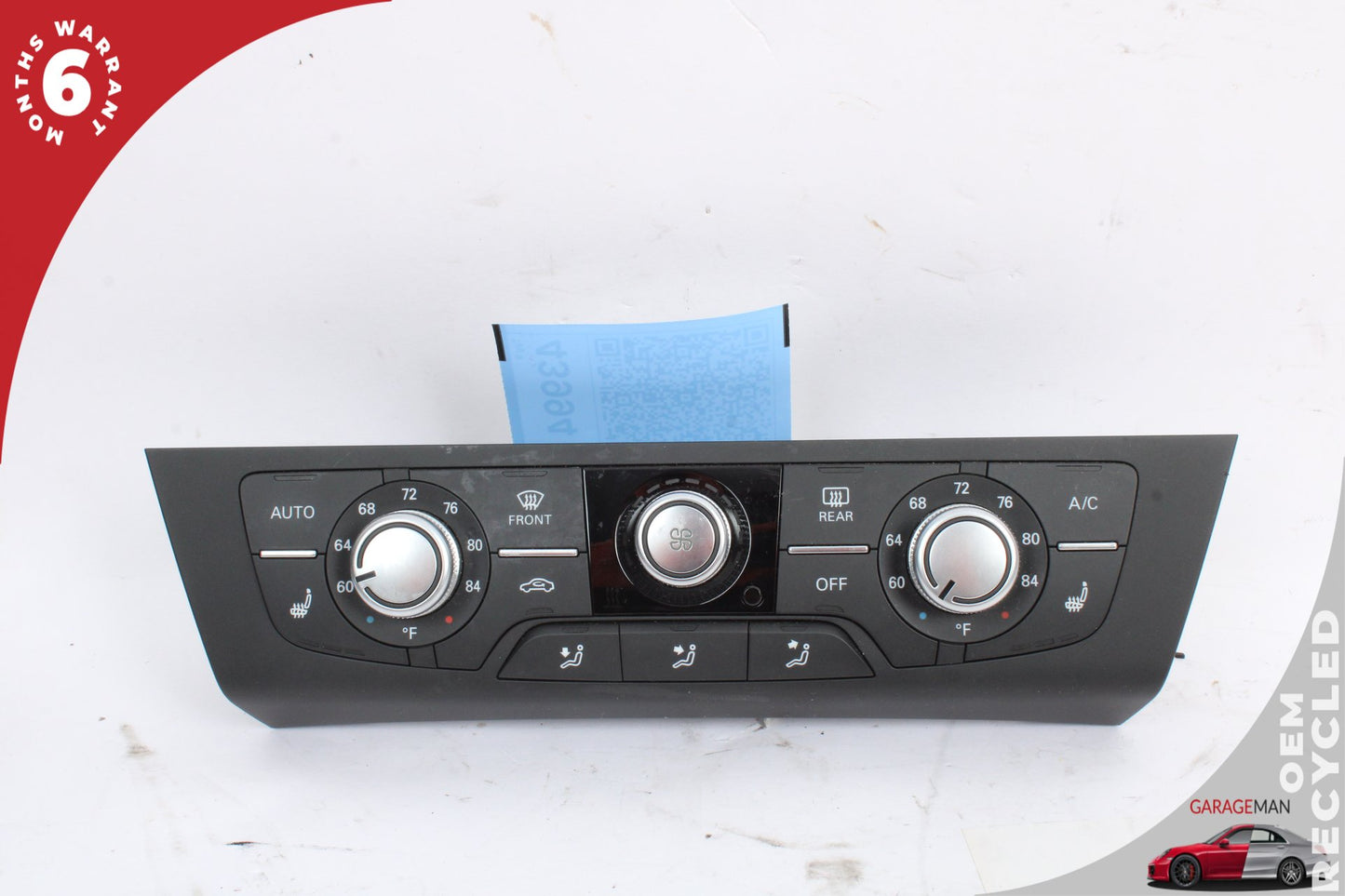 2012-2018 Audi A6 A7 Front AC A/C Climate Control Switch Panel 4G0820043AE OEM