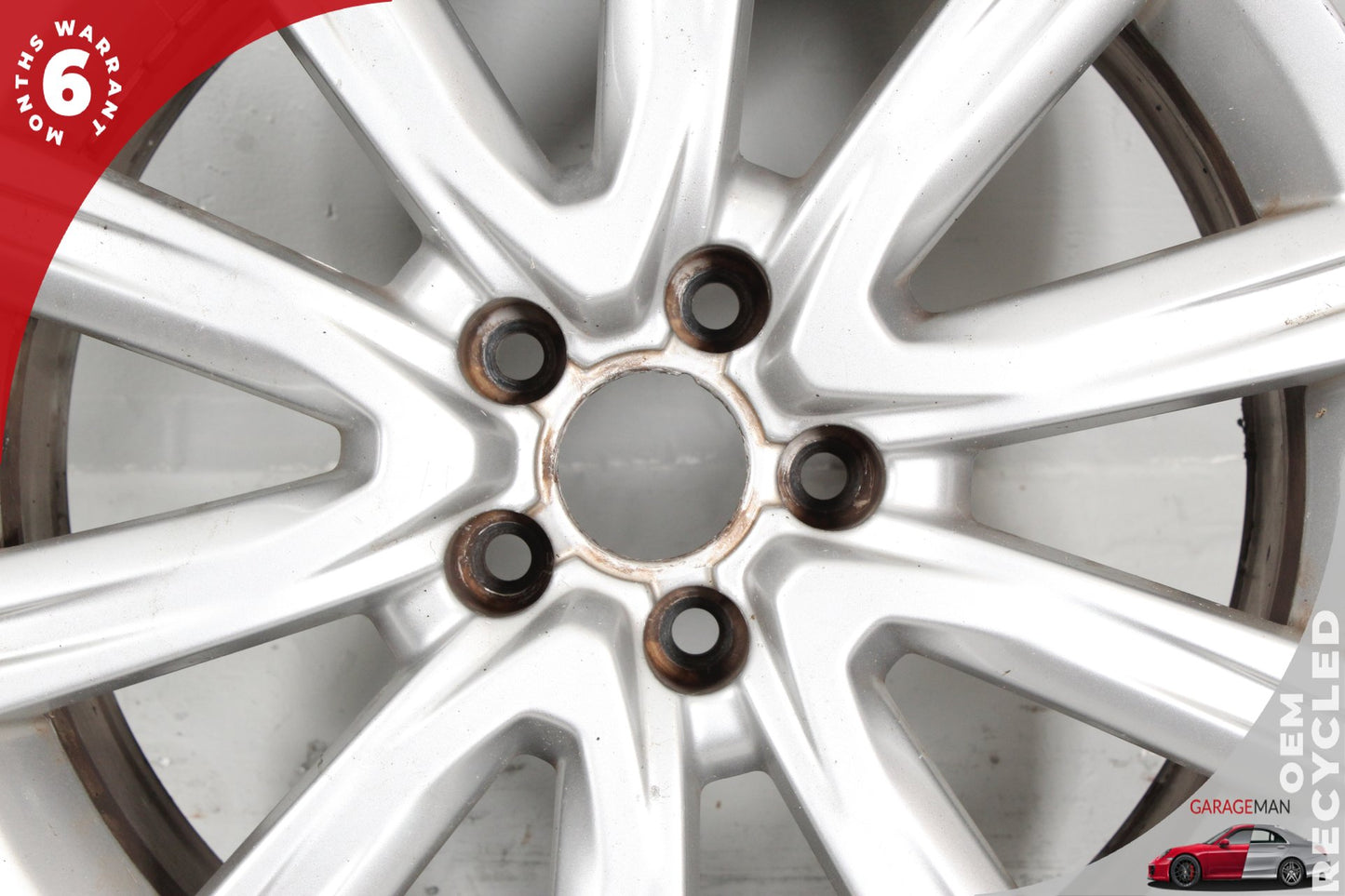 2012-2018 Audi A6 S6 Wheel Rim 10 Spoke 8.0JX18H2 ET39 4G0601025AD OEM
