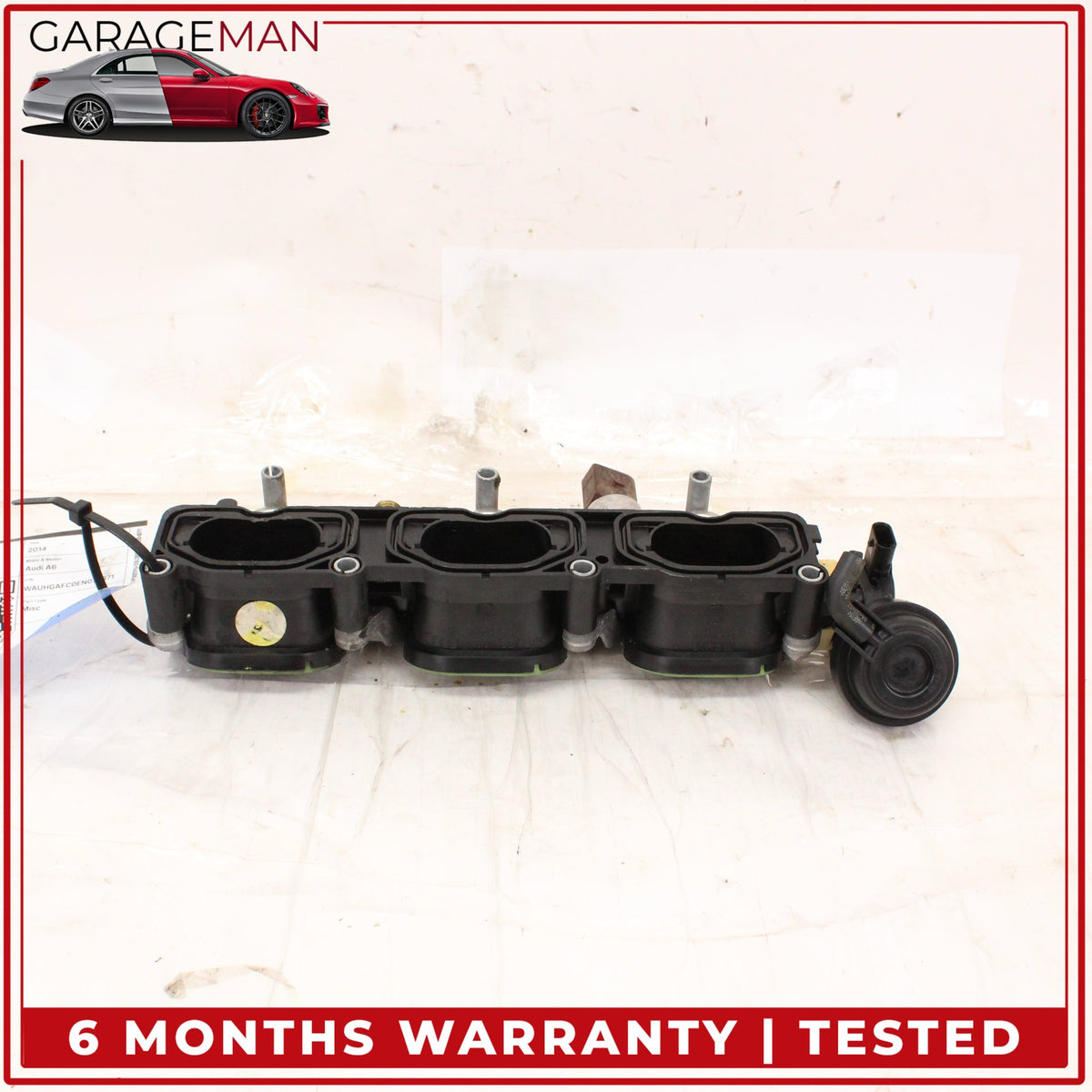 2010-2018 Audi A6 A7 3.0L Engine Right Side Lower Intake Manifold 06E133340E OEM