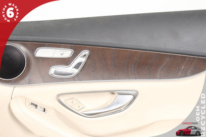 2015-2018 Mercedes W205 C350e C300 Front Right Side Interior Door Panel OEM