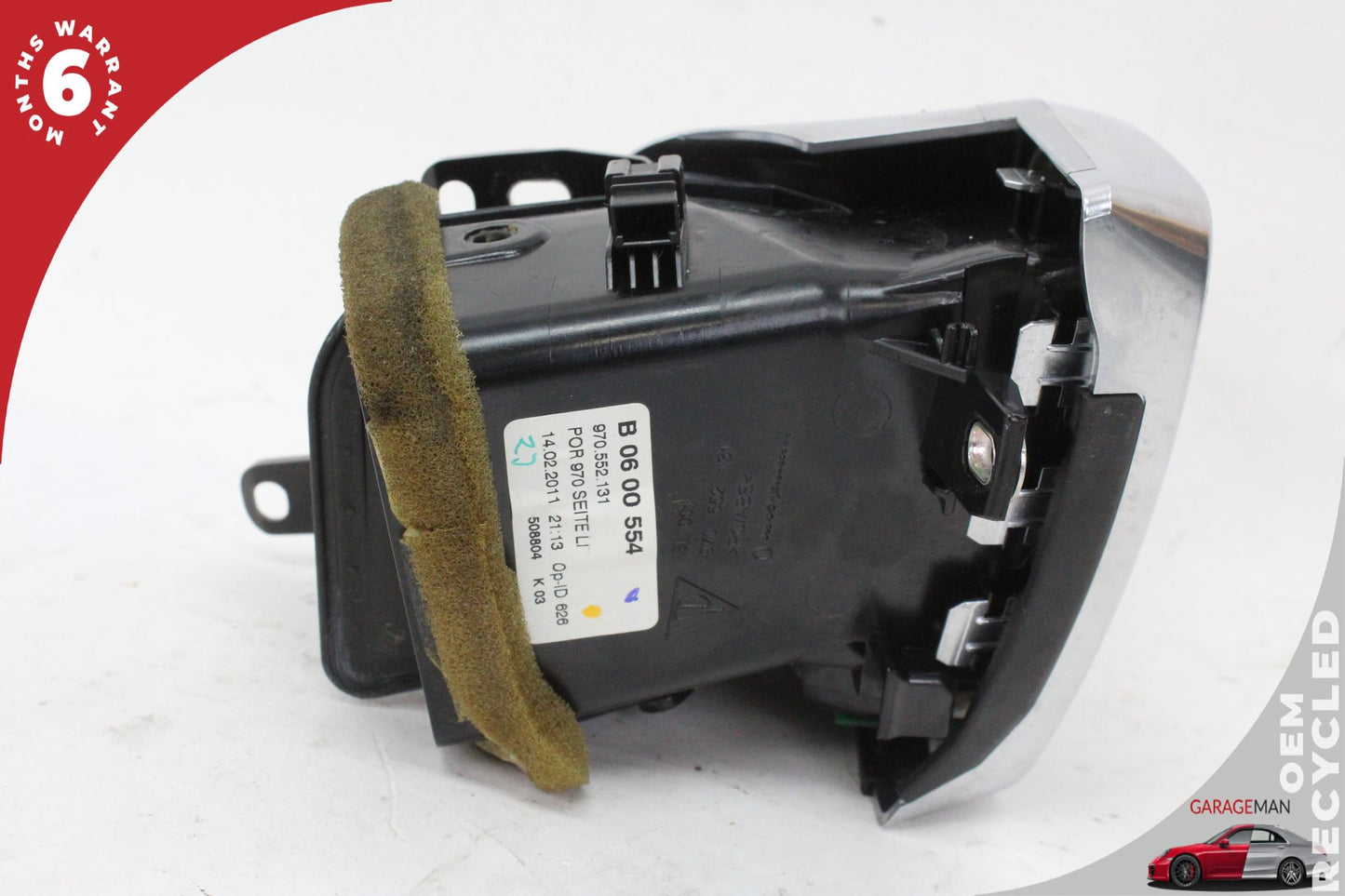 10-16 Porsche Panamera Sedan Front Left Dash AC A/C Air Vent 970552131 Genuine