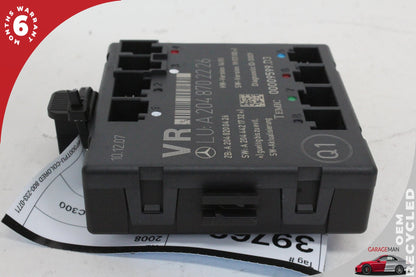 08-14 Mercedes-Benz C300 W204 Right Front Door Control Module 2048702226 OEM