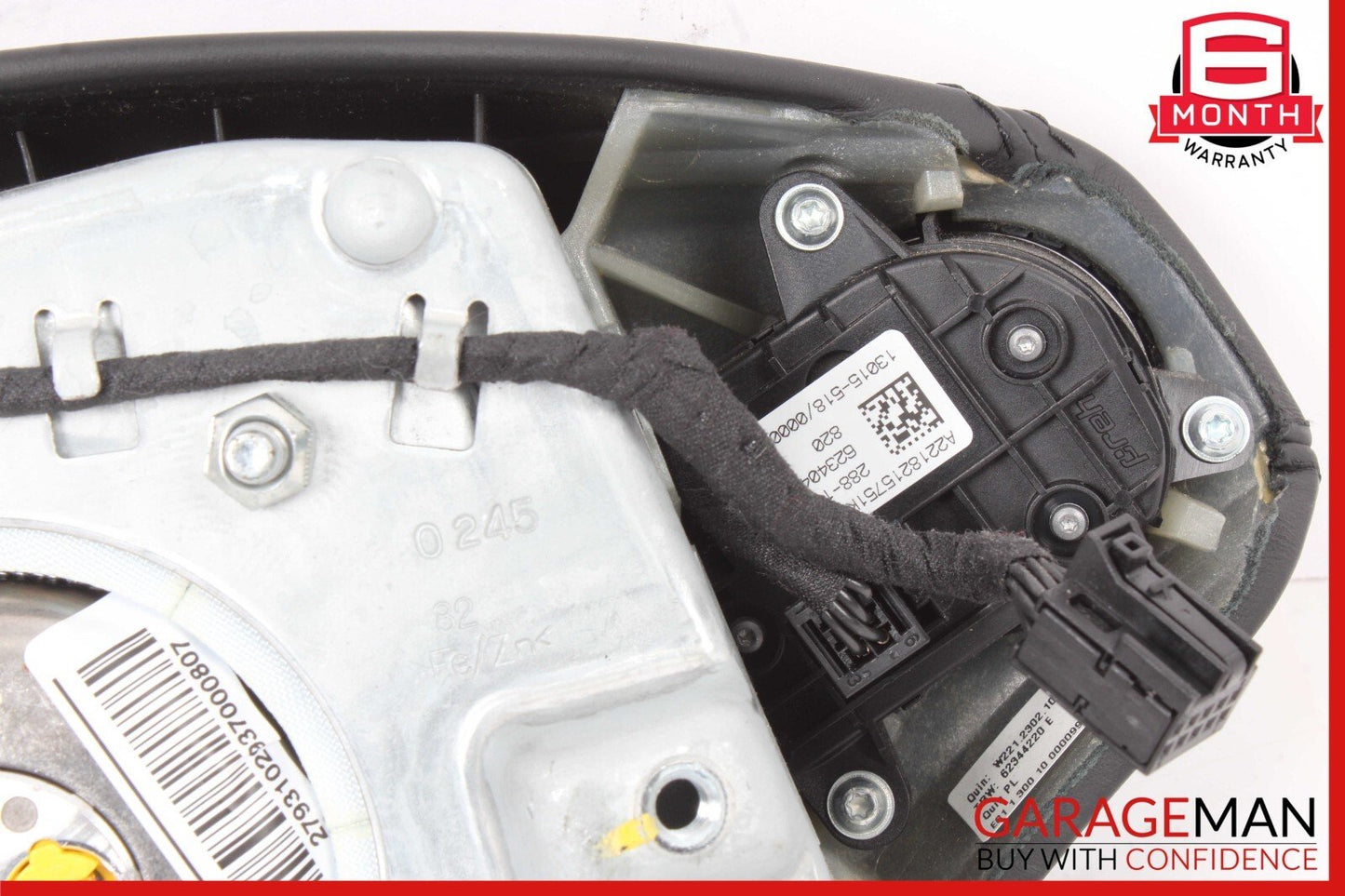 10-14 Mercedes W221 S400 CL550 CL600 Steering Wheel Airbag Air Bag Black OEM