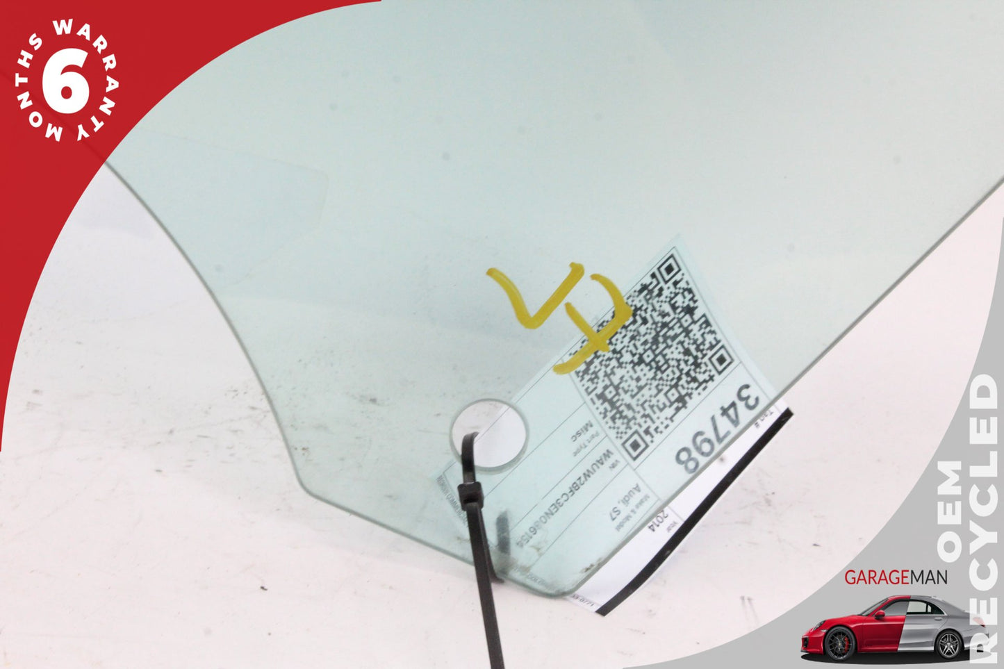 2012-2018 Audi S7 A7 RS7 Front Left Driver Side Door Window Glass OEM