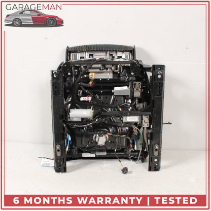 2011-2018 Audi A8 Front Left Side Lower Seat Track Frame Rail w/ Motors OEM