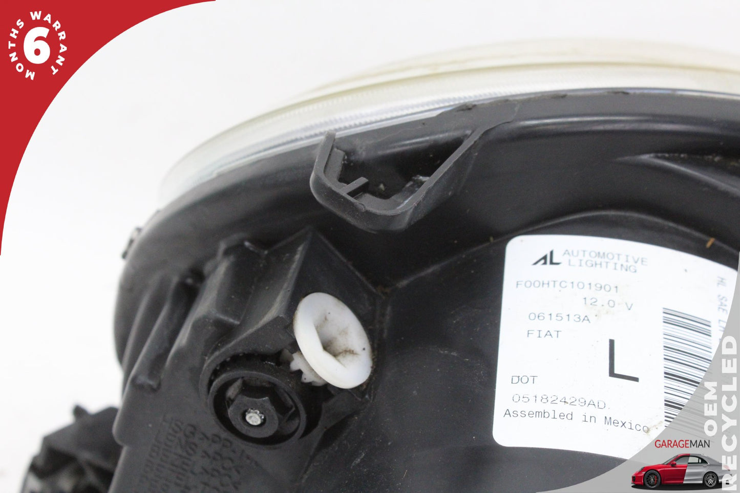 2012-2019 Fiat 500e Left Driver Side Headlight Head Light Lamp 05182429AD OEM