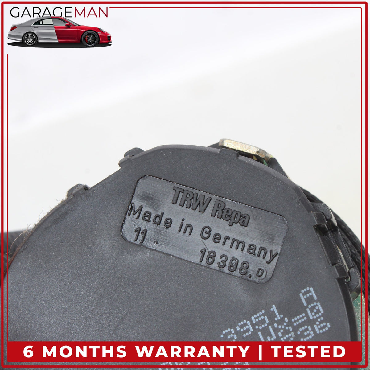 1999-2005 Porsche 911 Carrera 996 Rear Left Side Seat Belt 99680303503 OEM