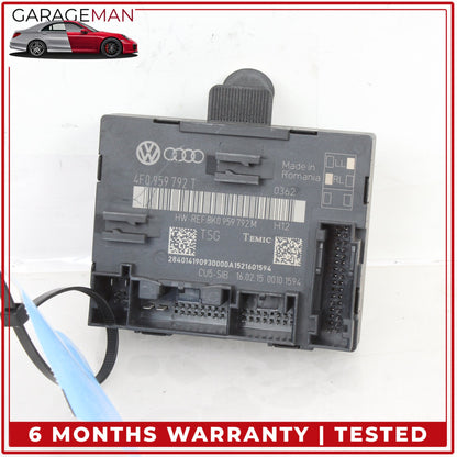 2010-2015 Audi Q7 Front Right Passenger Side Door Control Module 4F0959792T OEM