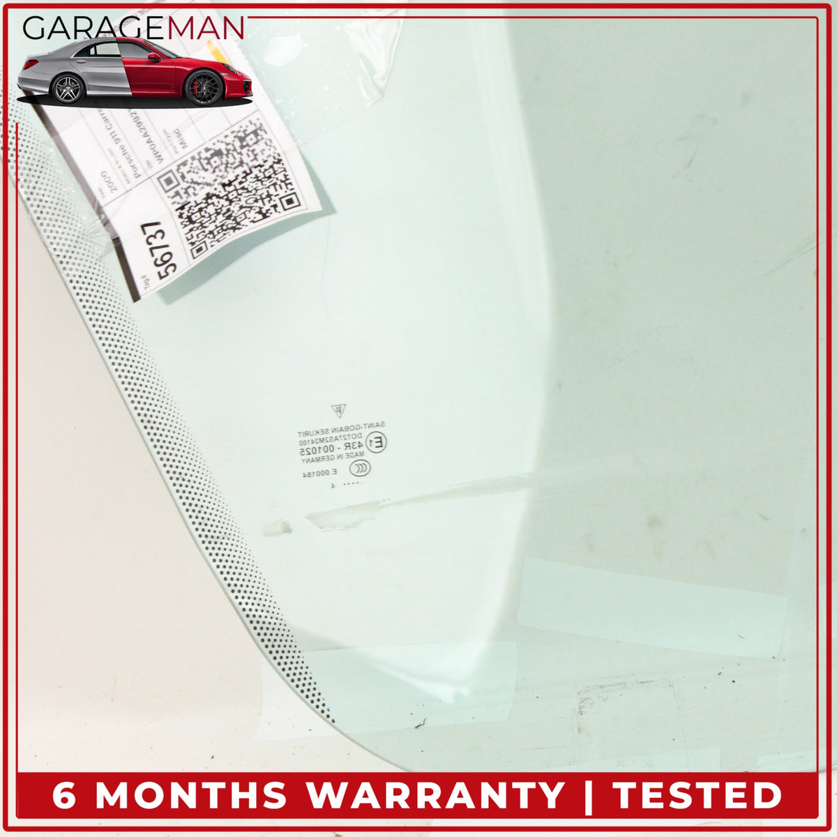 1999-2005 Porsche 911 Carrera 996 Front Left Driver Side Door Window Glass OEM