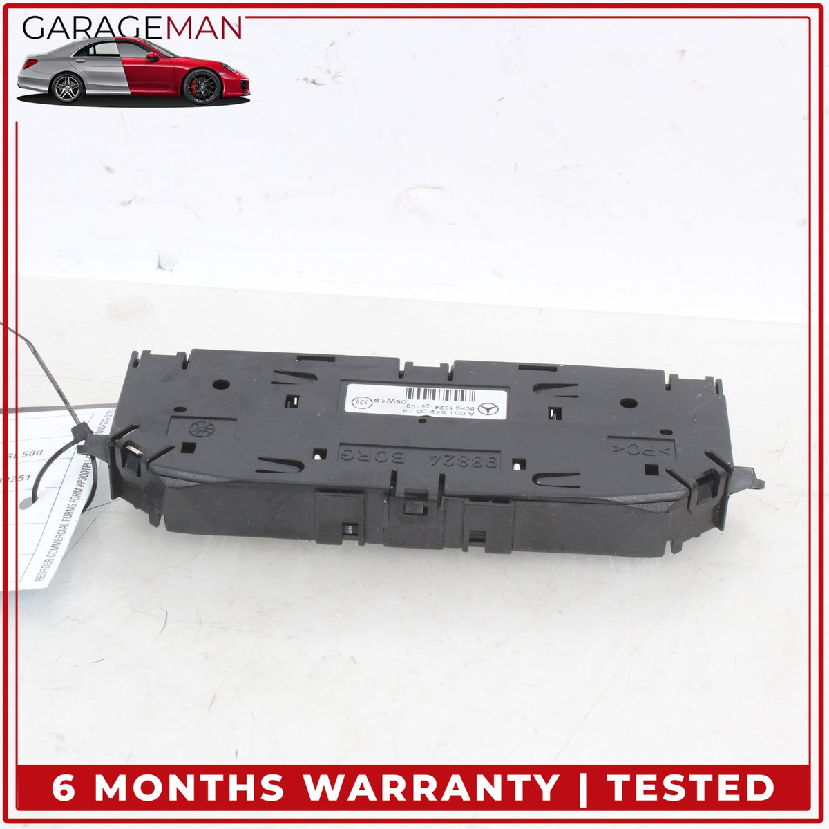 2003-2006 Mercedes R230 SL500 Parktronic Display Clock Module 0015420314 OEM