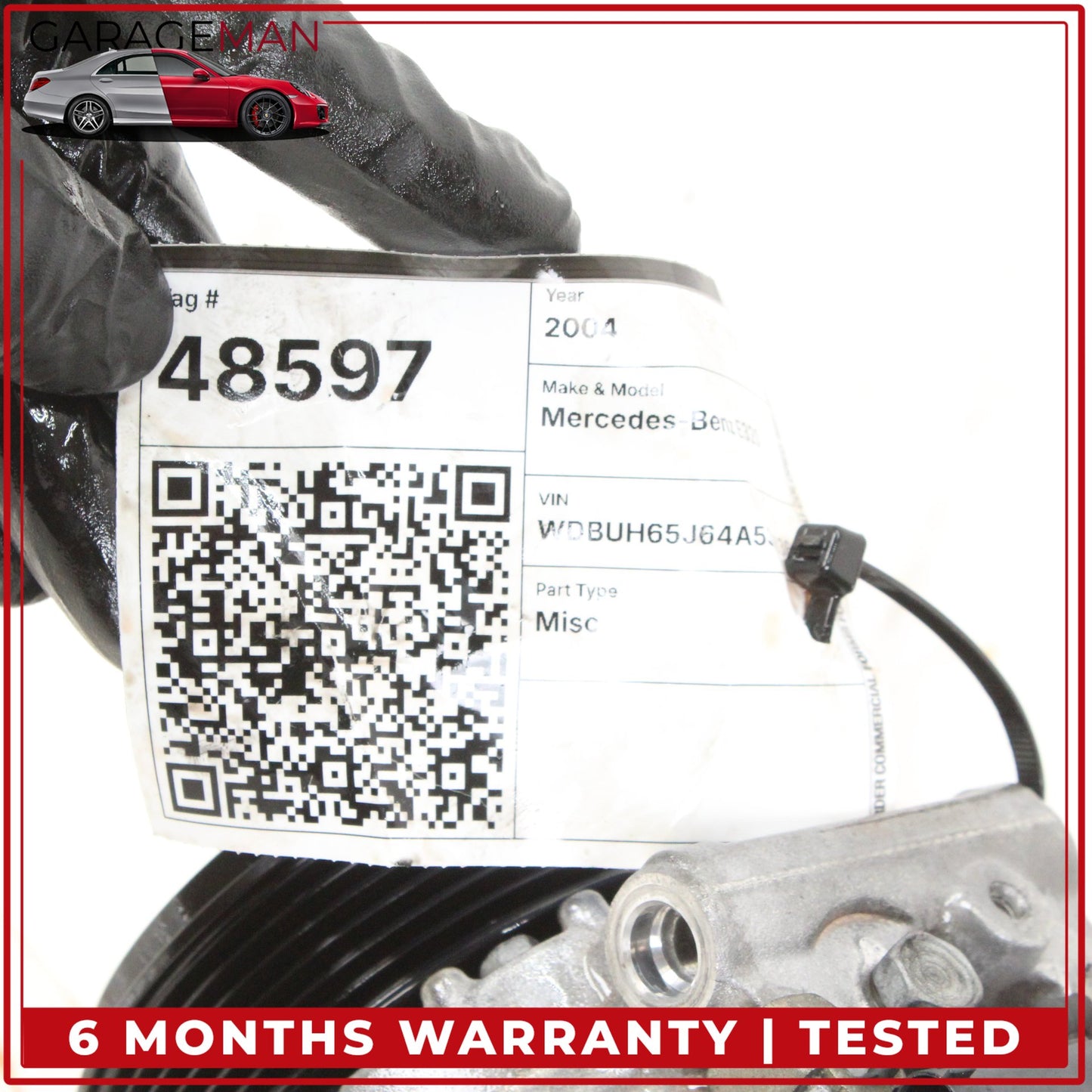 2003-2009 Mercedes W211 E320 AC A/C Air Conditioning Compressor 0012301211 OEM