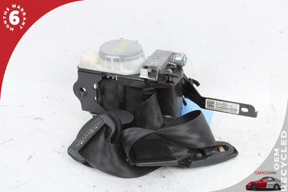 2011-2018 Porsche Cayenne 958 Front Left Driver Side Seat Belt Black OEM